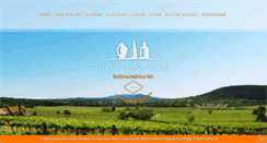 Desktop Screenshot of lovaszvin.hu